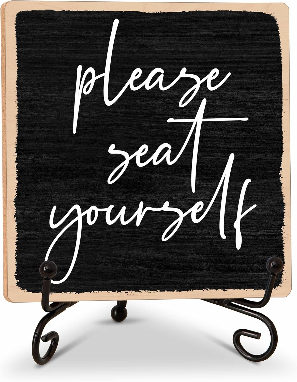 Bathroom Sign Desk Decor, Please Seat Yourself Sign Housewarming Gifts, Funny