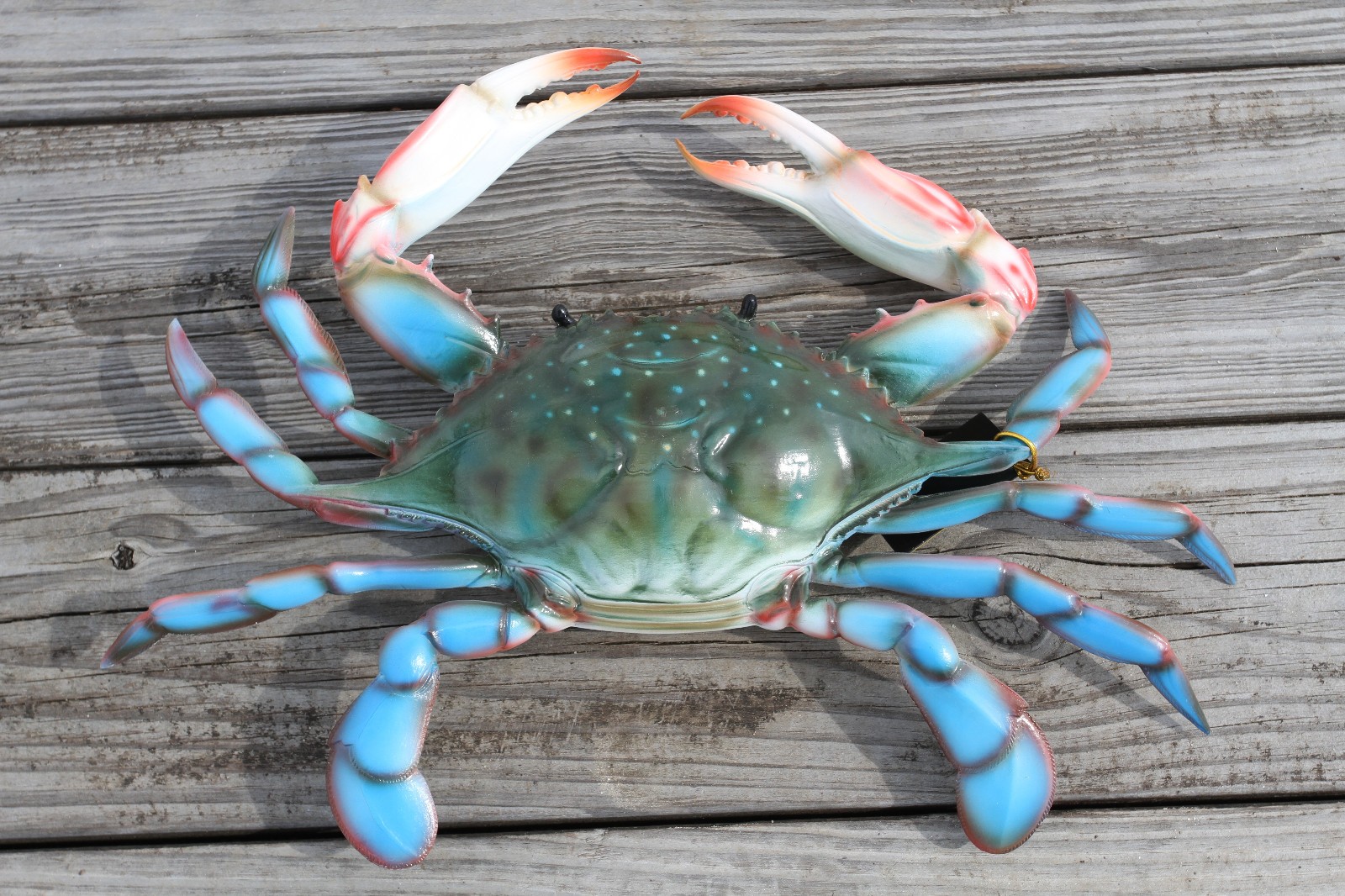 1-Huge 17 Inch BLUE CRAB Restaurant Wall Decor,All Occasion Gifts,Bath Decor