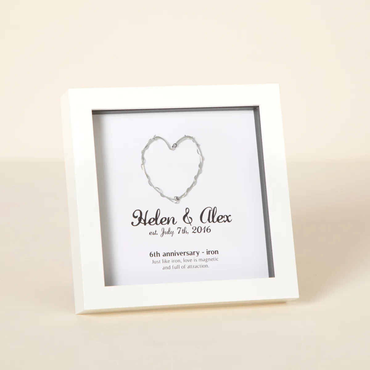 Personalized Anniversary Material Art-UncommonGoods|14348
