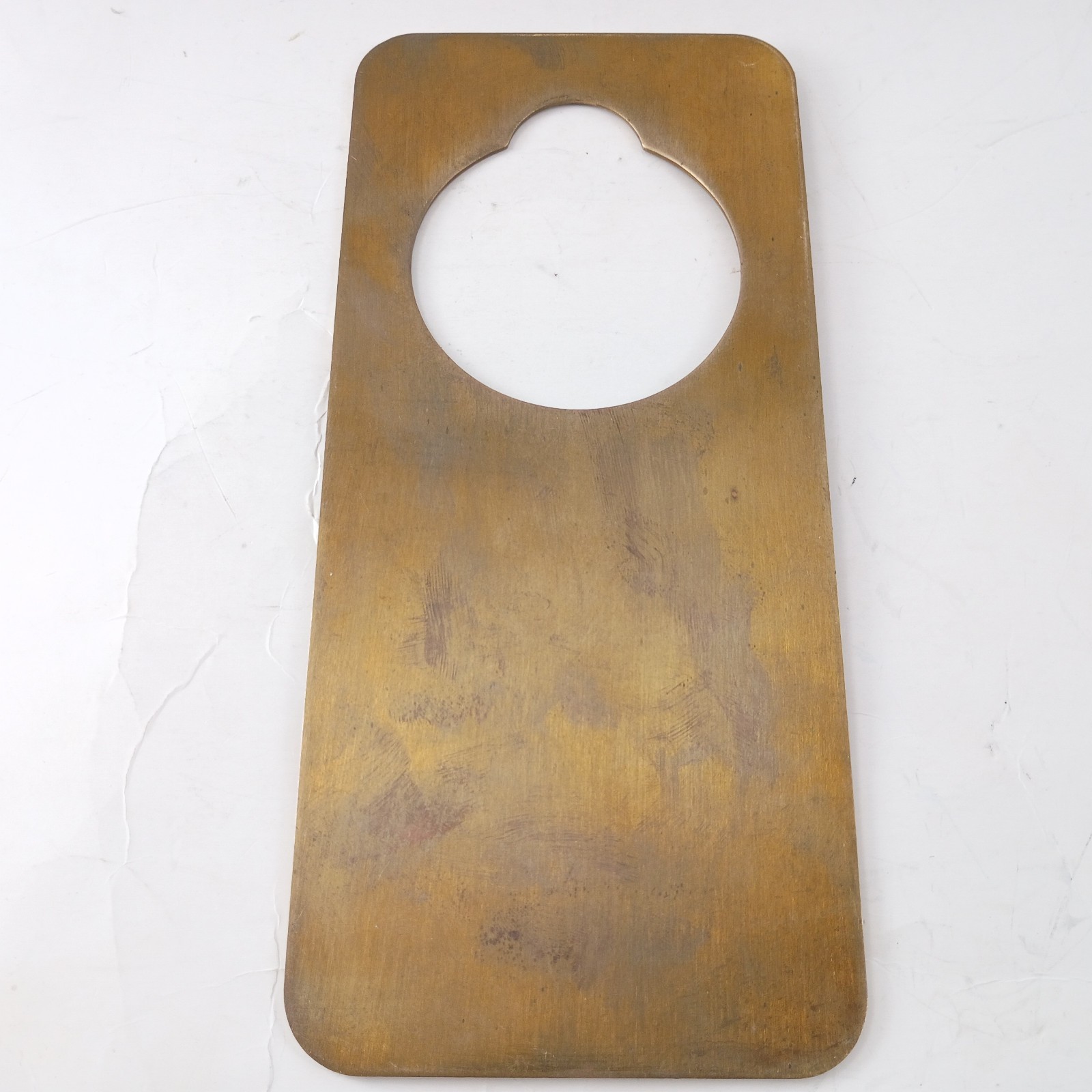 Vintage The Peabody Hotel Please Do Not Disturb Brass Door Sign 3.5” x 7 3/4″