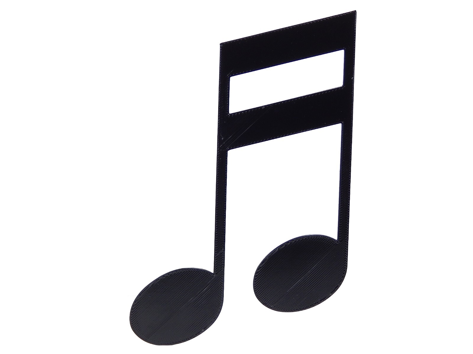 Black Musical Notes Music Room 16th Note Plastic Wall Sculpture Sign Home Decor