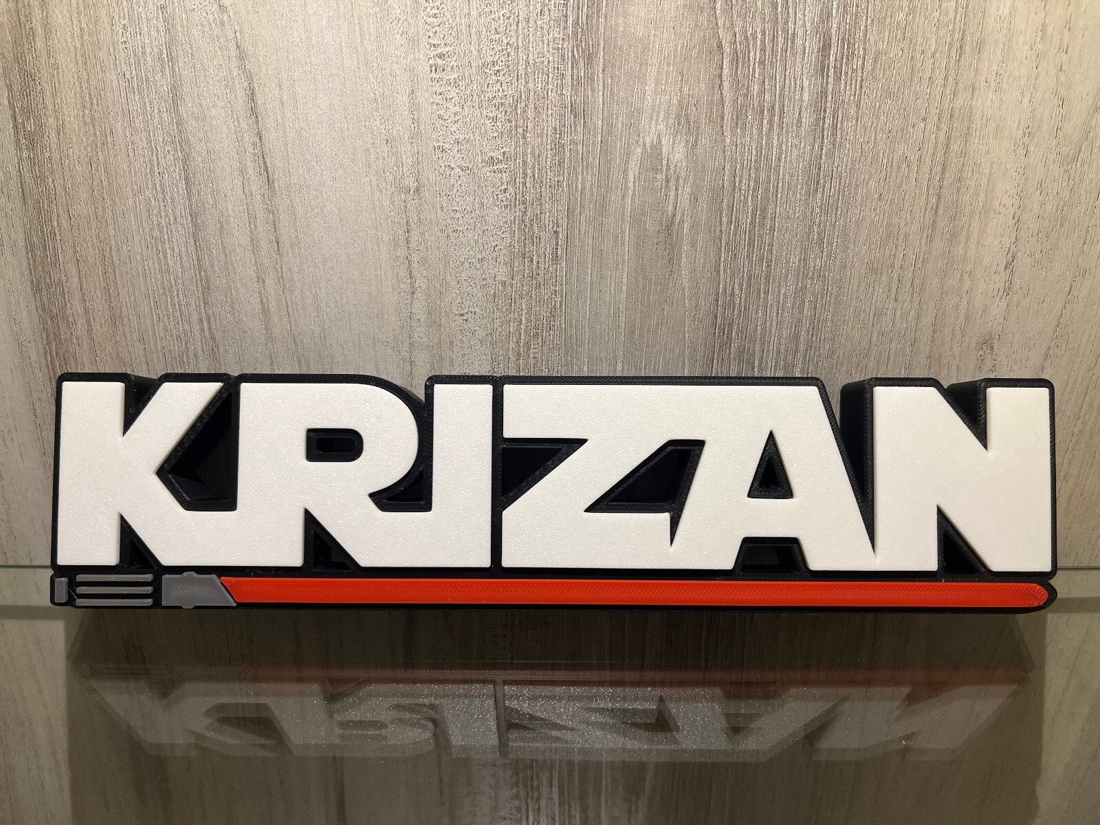Star Wars Style Name Custom Plate Sign Personalized 3D Name Sign