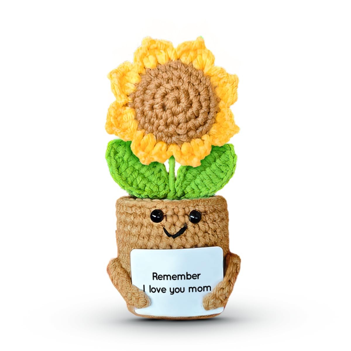 Handmade Crochet Sunflower Gifts for Mom Perfect for Mother’s Day & Birthdays