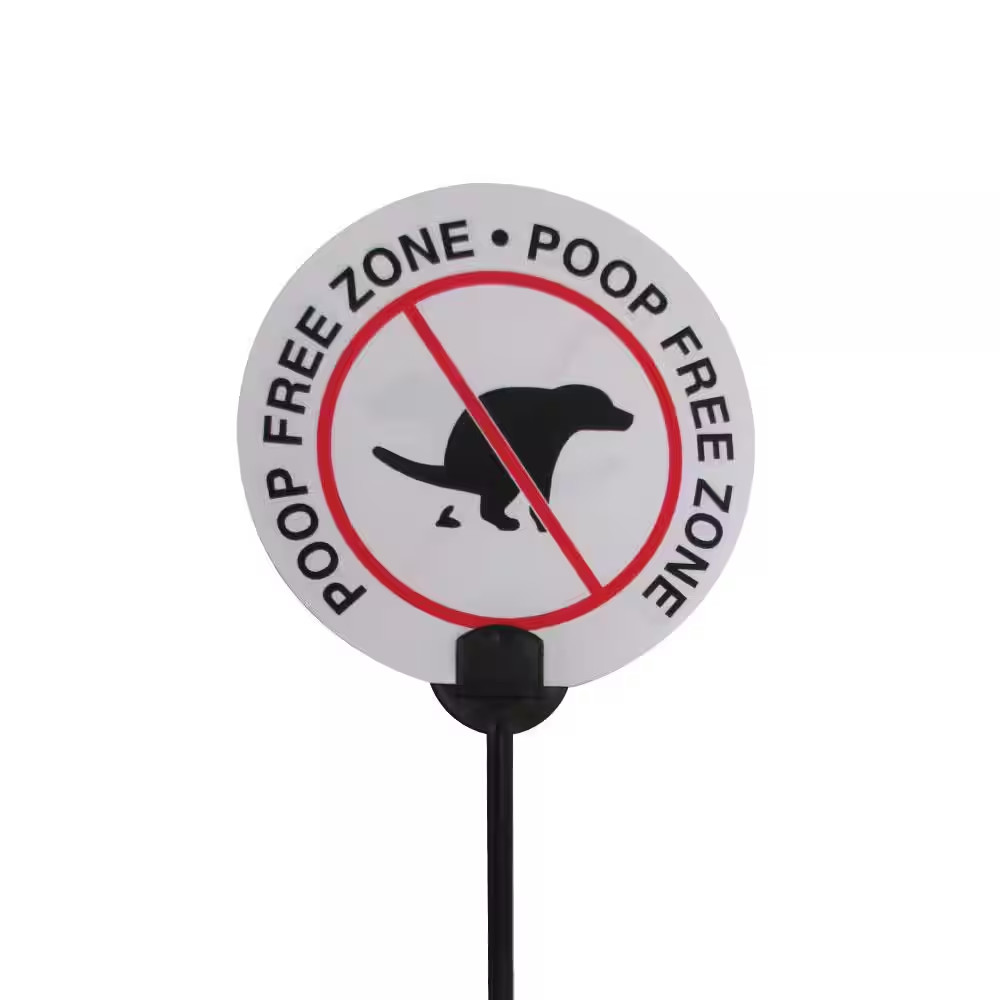 6 in. Vinyl Canine Clean Up Sign