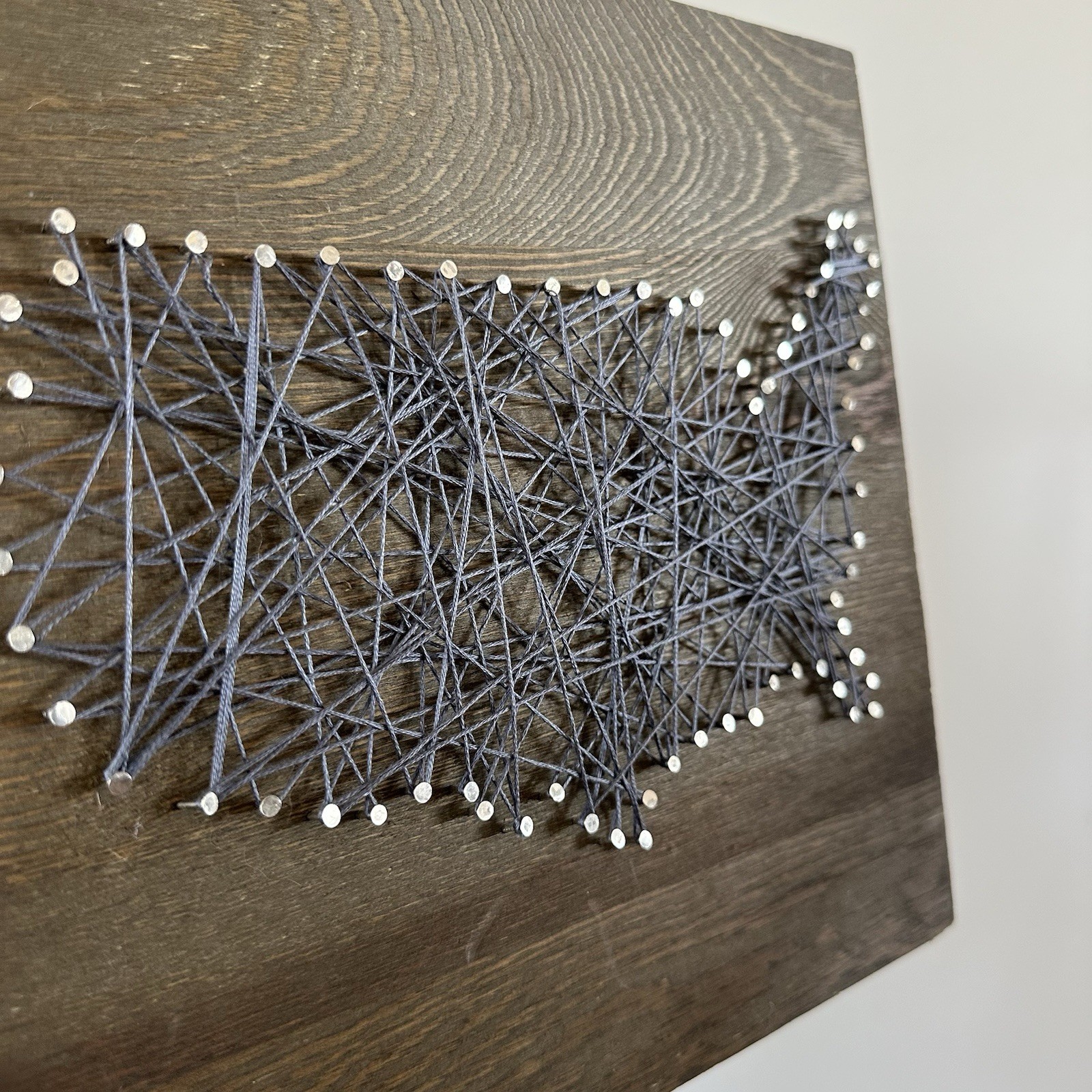 United States String Nail Wall Art Wooden 10×10