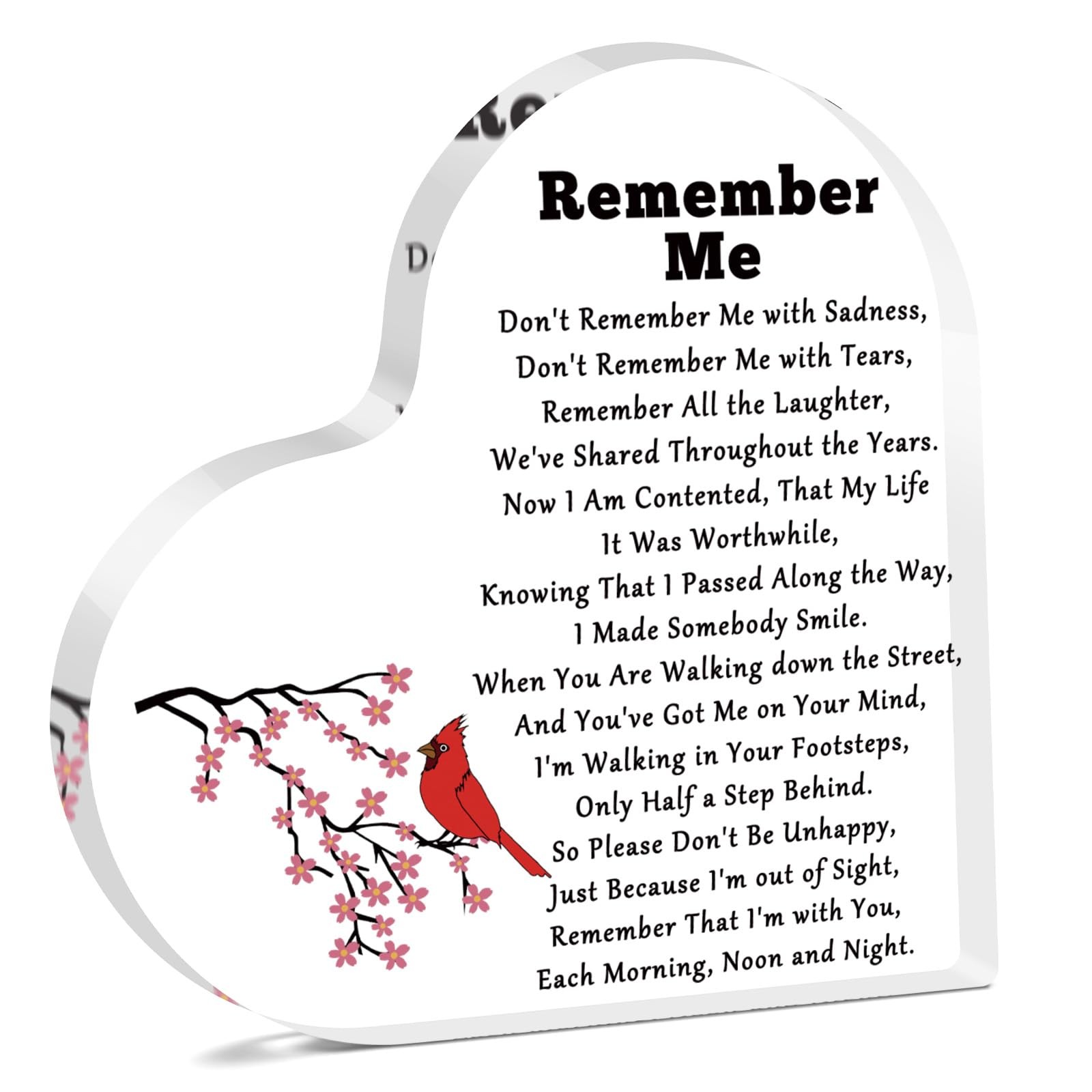 Sympathy Plaque Memorial Gifts for Loss of Father Mother Bereavement Gifts for