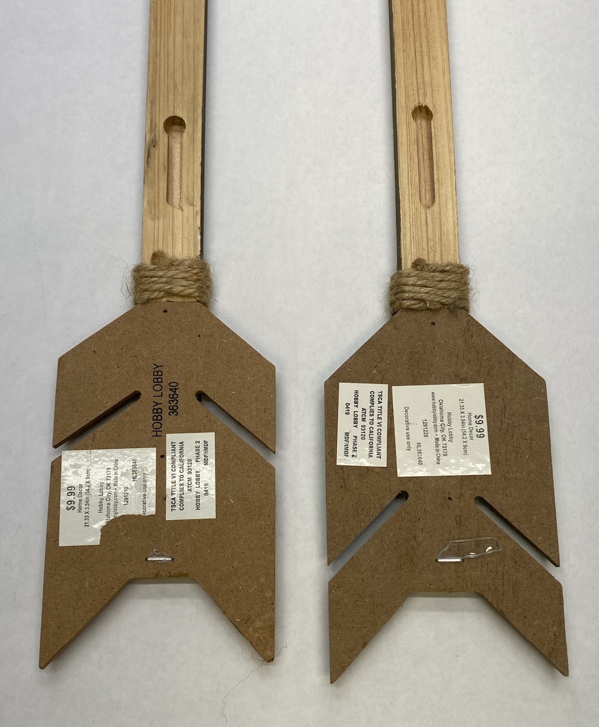 Hobby Lobby Teal and Coral Rustic Wood Arrows Home Wall Decor Southwest Boho