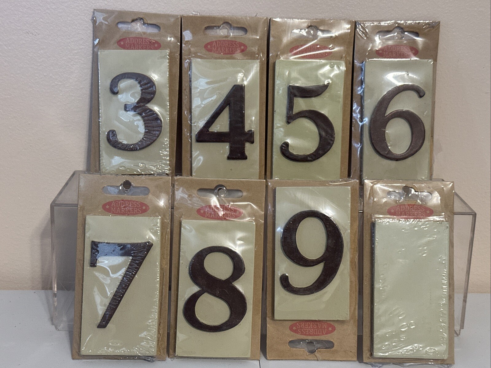 Address Marker House Numbers 3-9 & Blank By Decorative Concepts NEW YOU CHOOSE