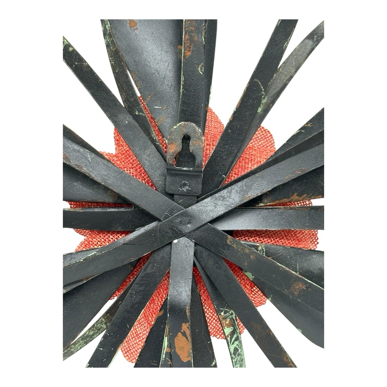 Multi Colored Metal Flower Wall Art Decor Hanging Indoor Home 16” x 16” x 3”
