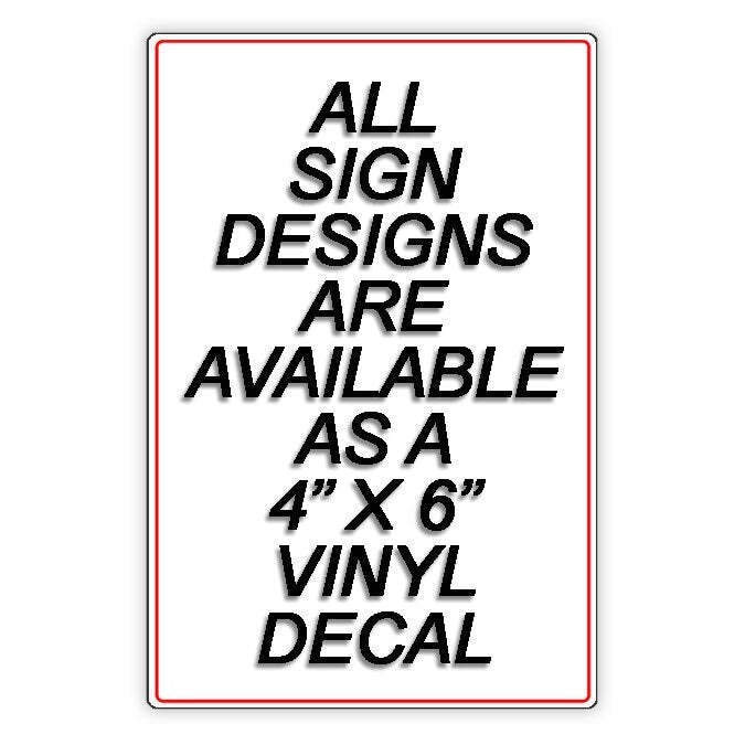 Deliver Packages Side Door Do Not Leave In Front Sign / Decal / Delivery I257