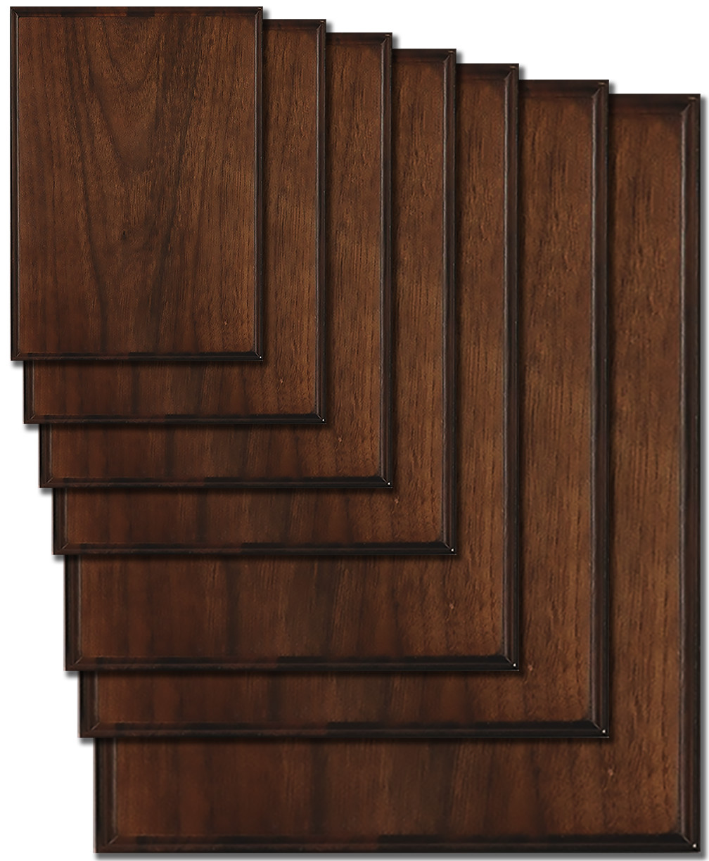 Plaque Base – Solid Walnut – Multiple Sizes – Free Shipping