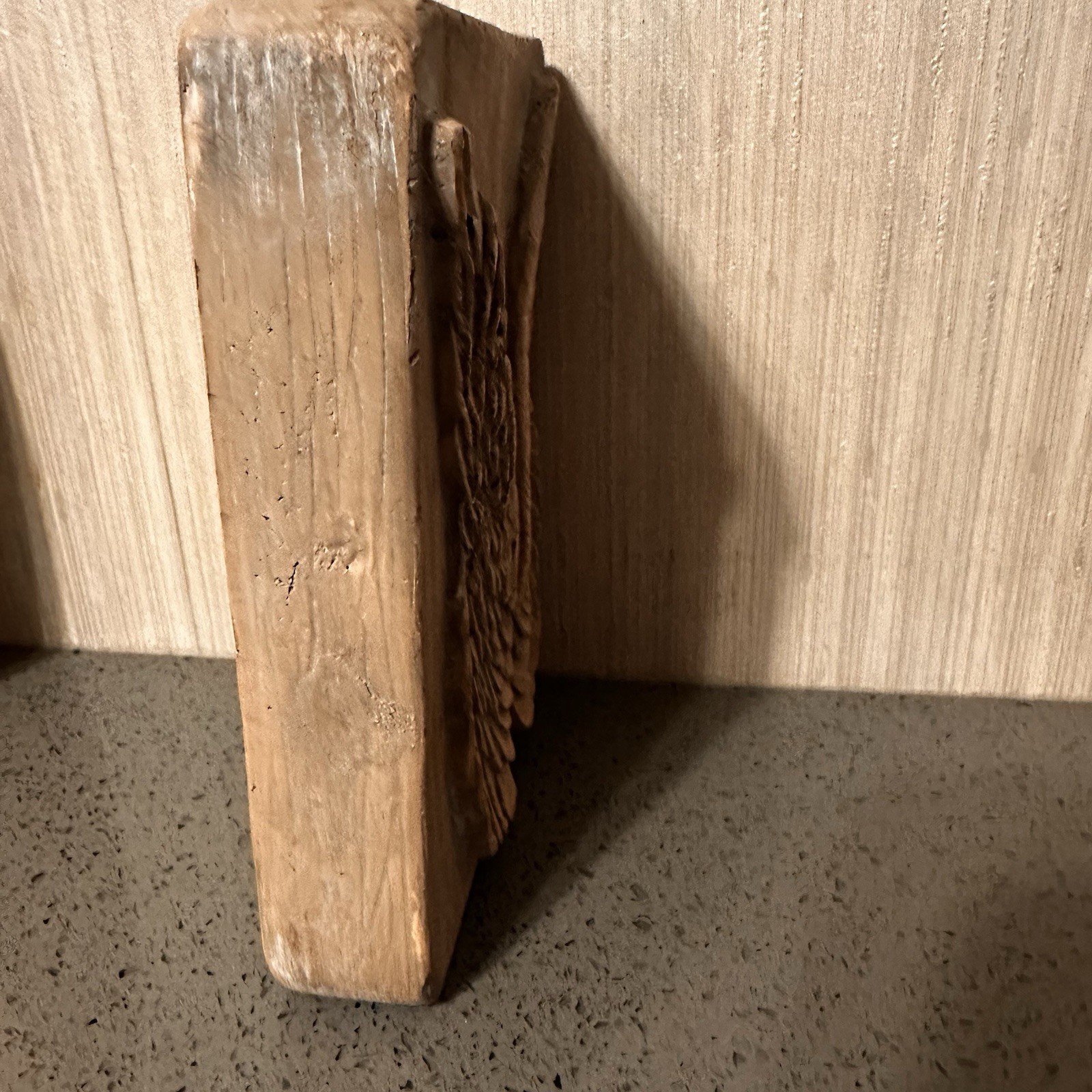 Angel Wings Wall Decor Faux Wood, 5” X 7”