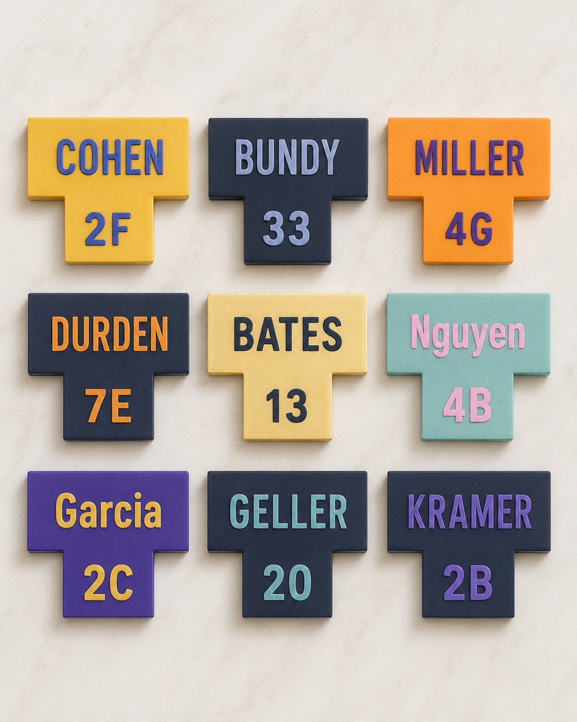 Custom Apartment Mailbox Name Label Personalized Free Shipping Housewarming Gift