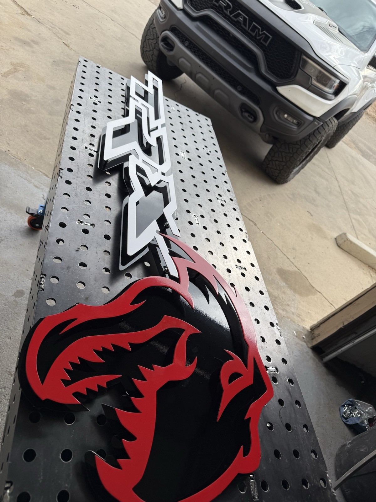 Trx metal sign 48″x17″ Metal Powder Coated