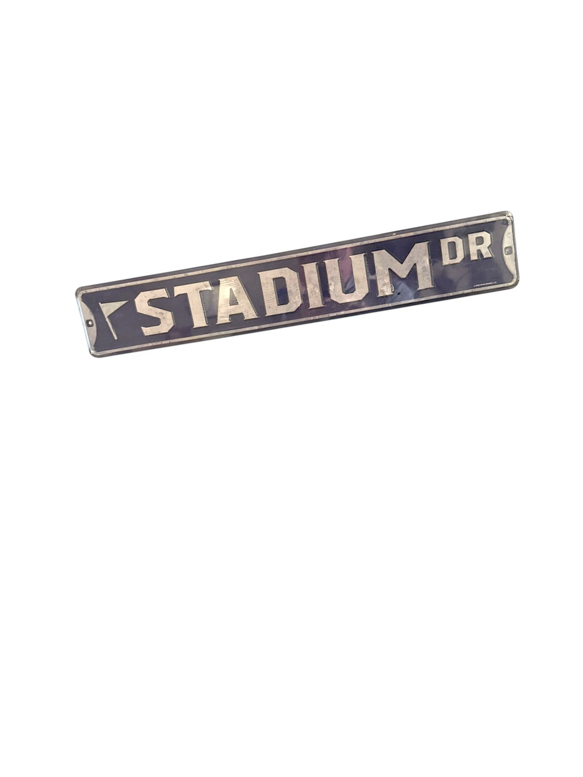 STADIUM DR Metal Wall Decor 20″ x 3 3/8″ tall open road brand