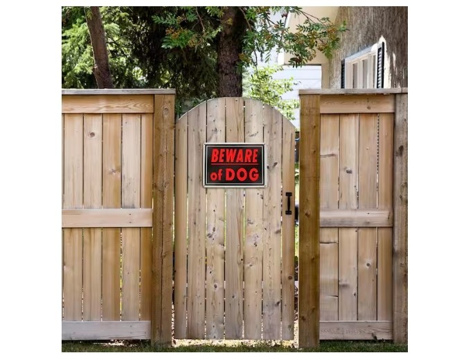 Beware of Dog Sign 10″x14″ – Heavy Duty Aluminum Warning Sign