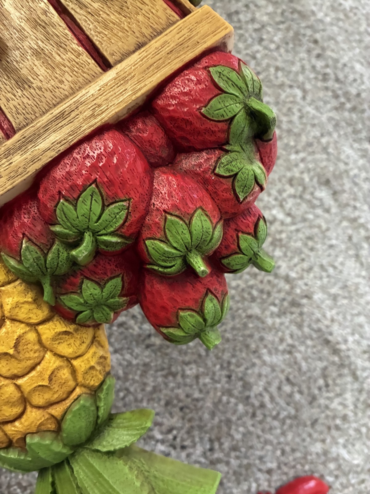 Vintage 70s kitch 🟥 Homco Wall Decor Fruit & garden Vegetables Set of 3 hanging