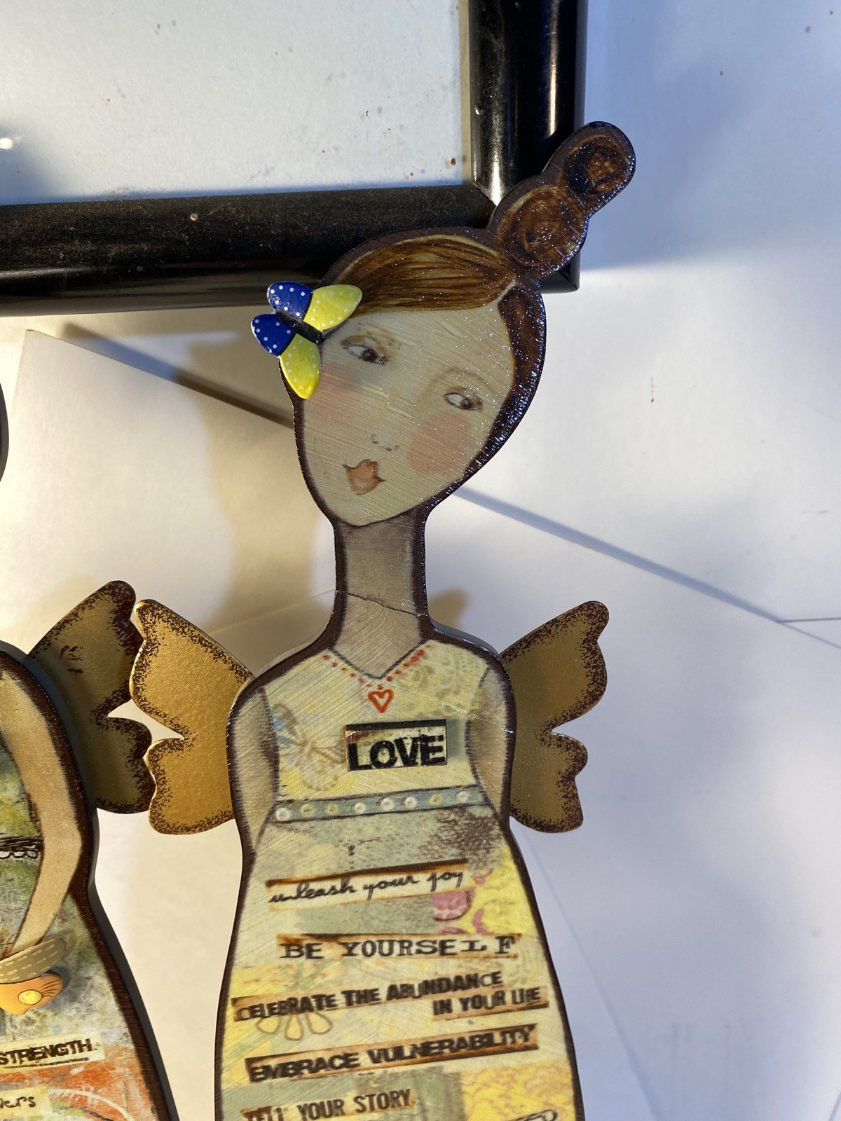 Kelly Rae Roberts Hanging Wall Art Hope & Love 2009 Vintage