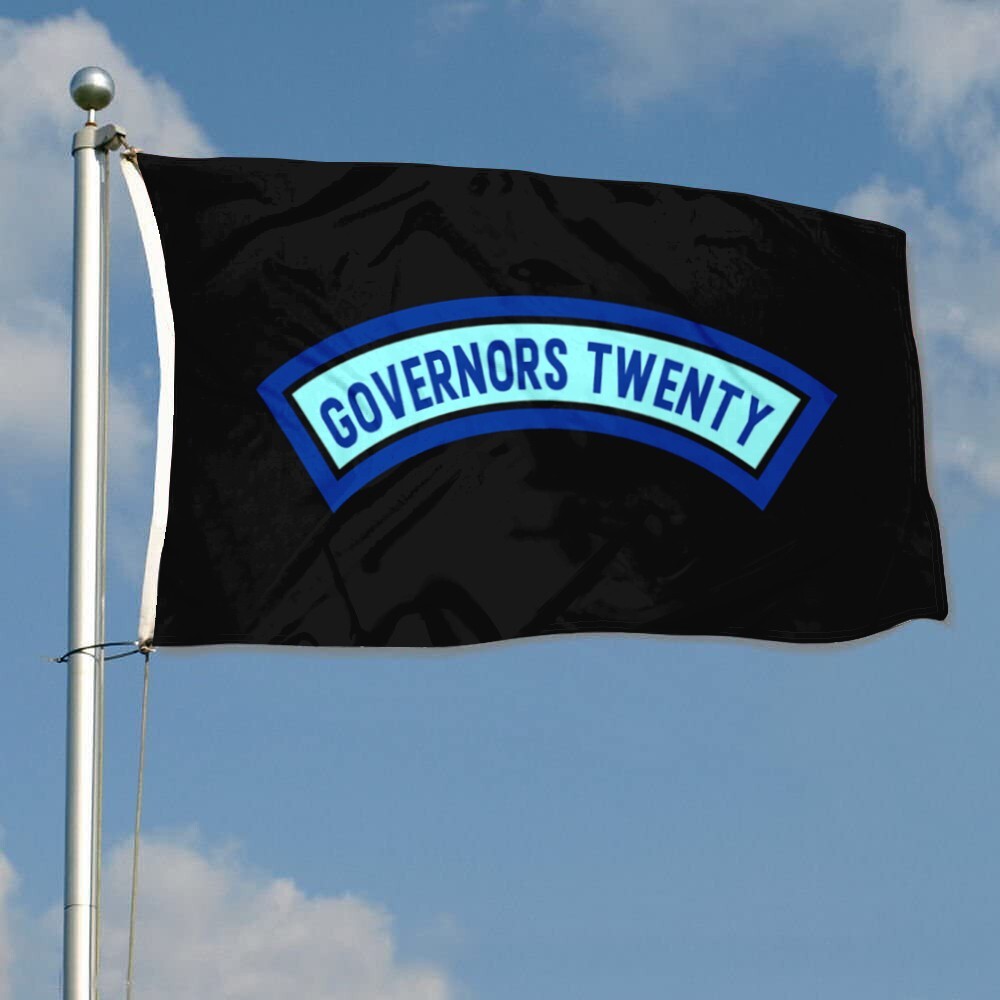 US Army Governors Twenty Tab Flag Banner 3x5Feet Home Garden Party Wall Decor