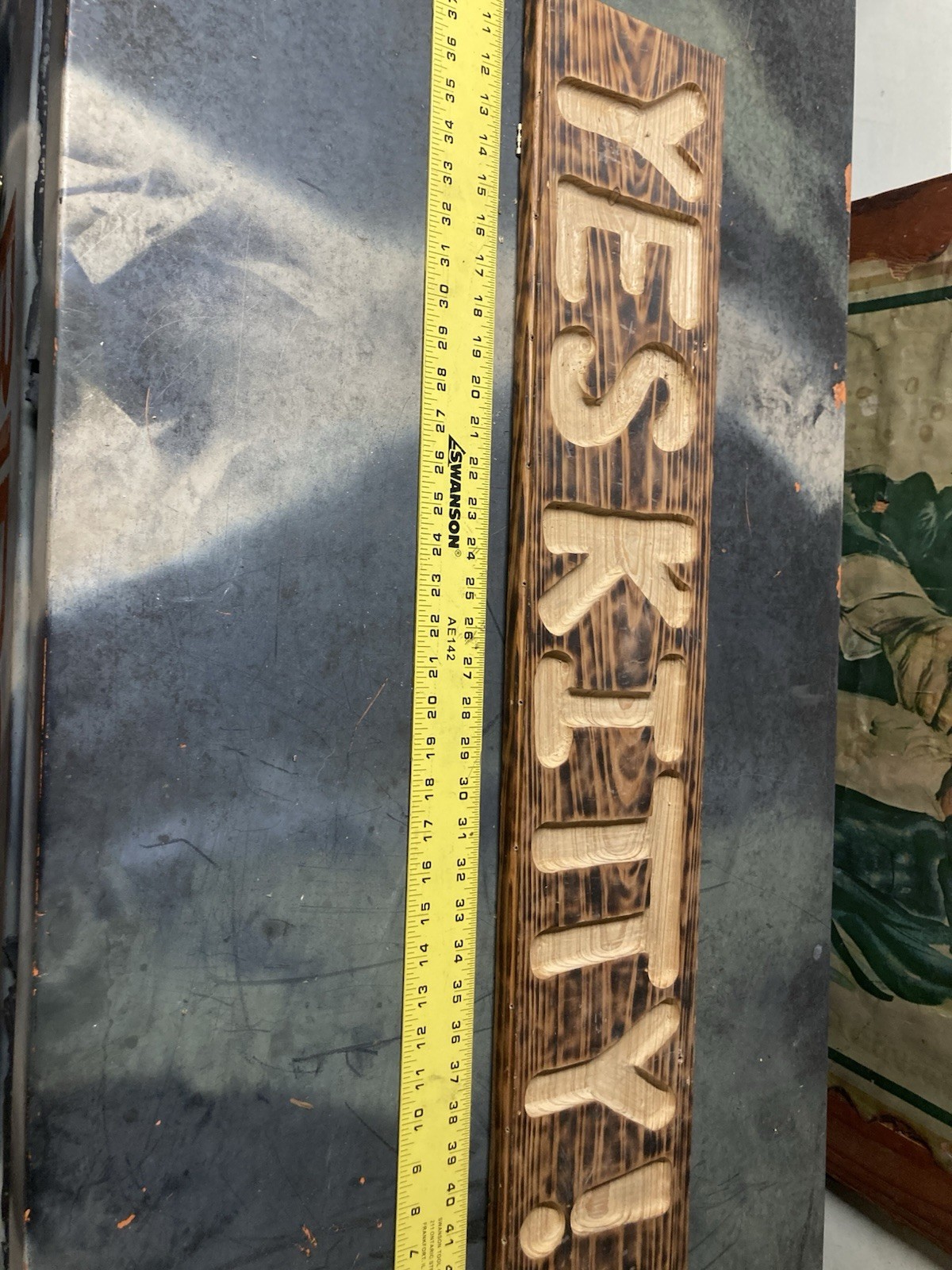 Yes Kitty Wooden Sign