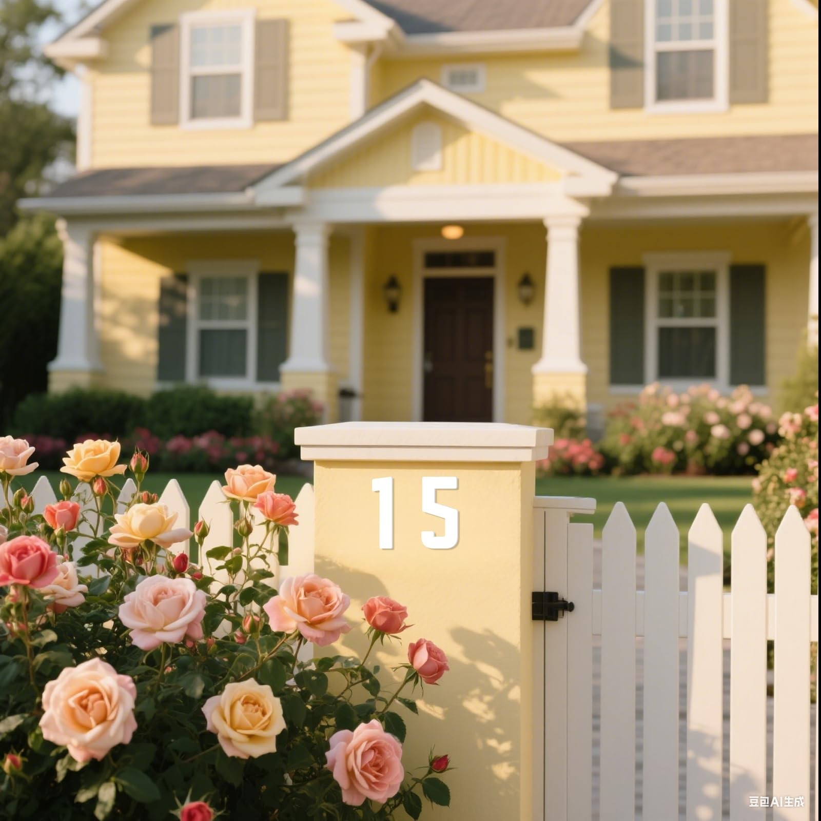 SpNo1-MS Aluminum Address Number Letter, 4 Inch White D