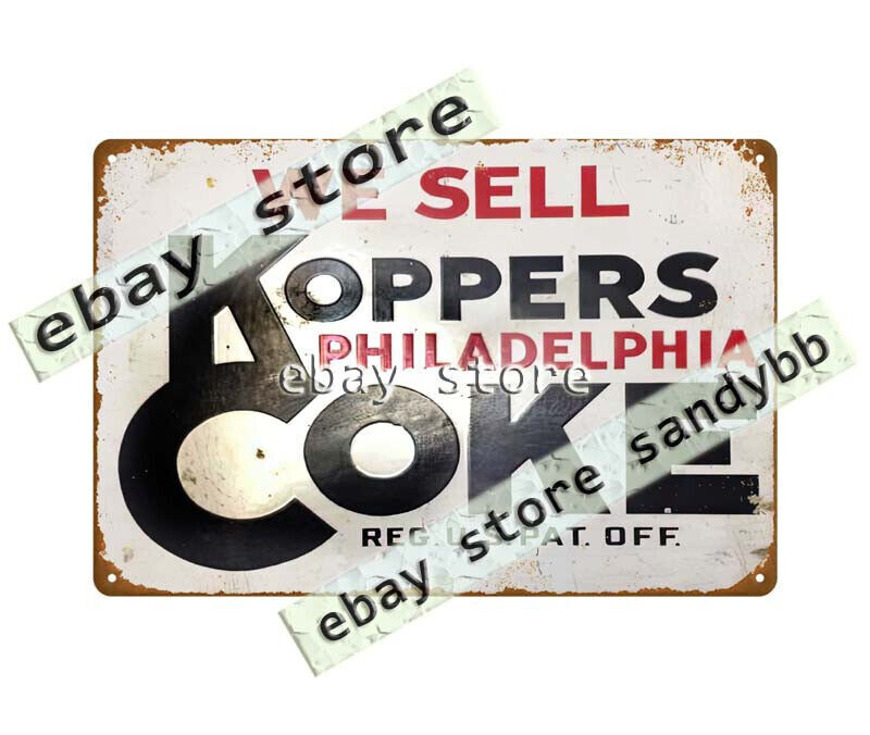Koppers Coke Philadelphia metal tin sign home kitchen restaurant pub living room