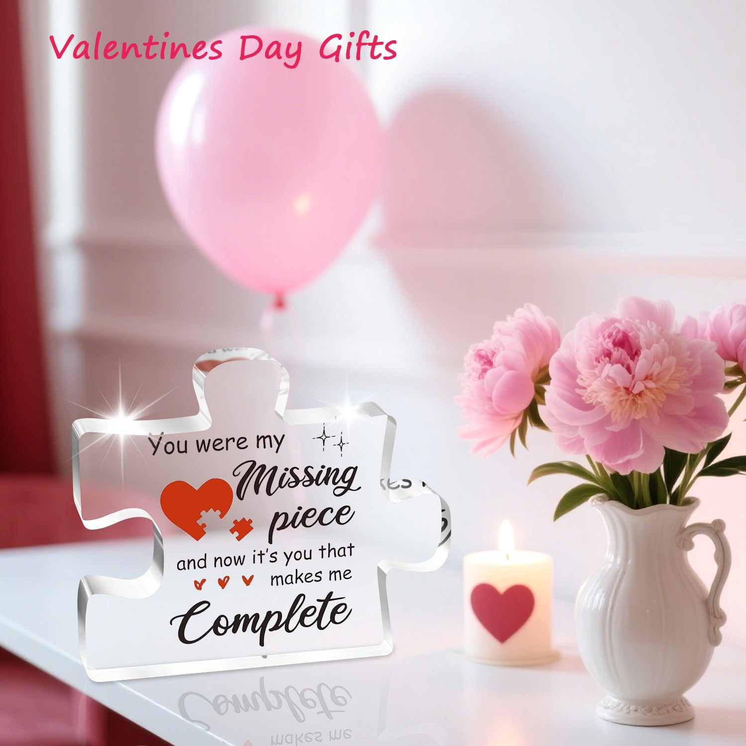 Gifts for Her, Him, Birthday 3.9 x 3.3 x 0.4 inches, Pink