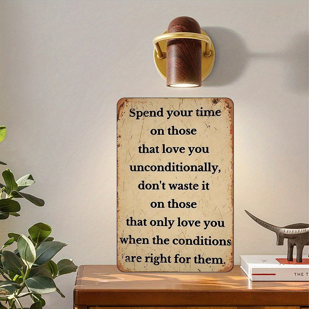 Metal Sign 20.32*30.48 cm Rustic Iron Wall Art