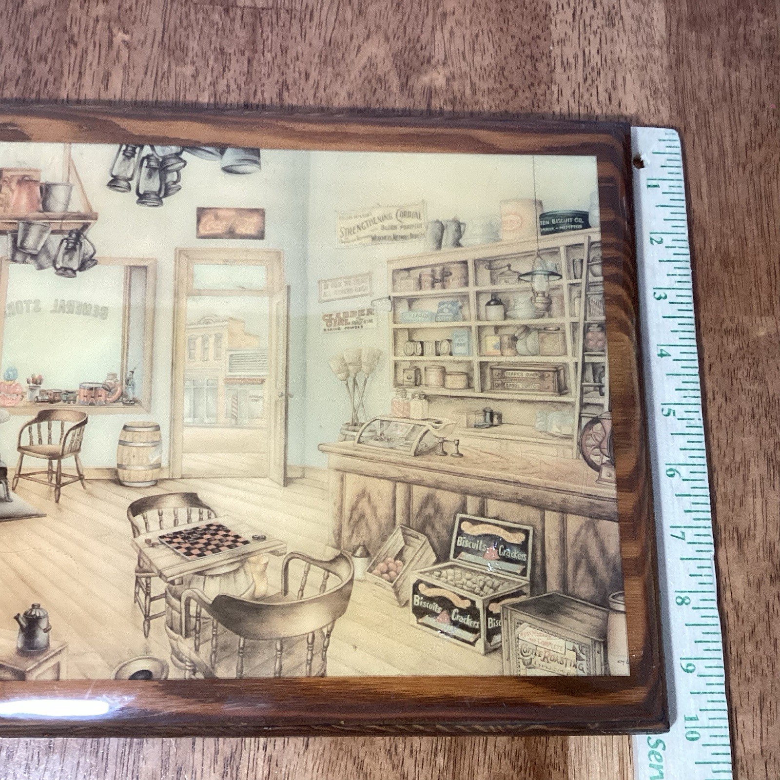 Vintage Wall Decor Antique Style General Store Wood Rustic