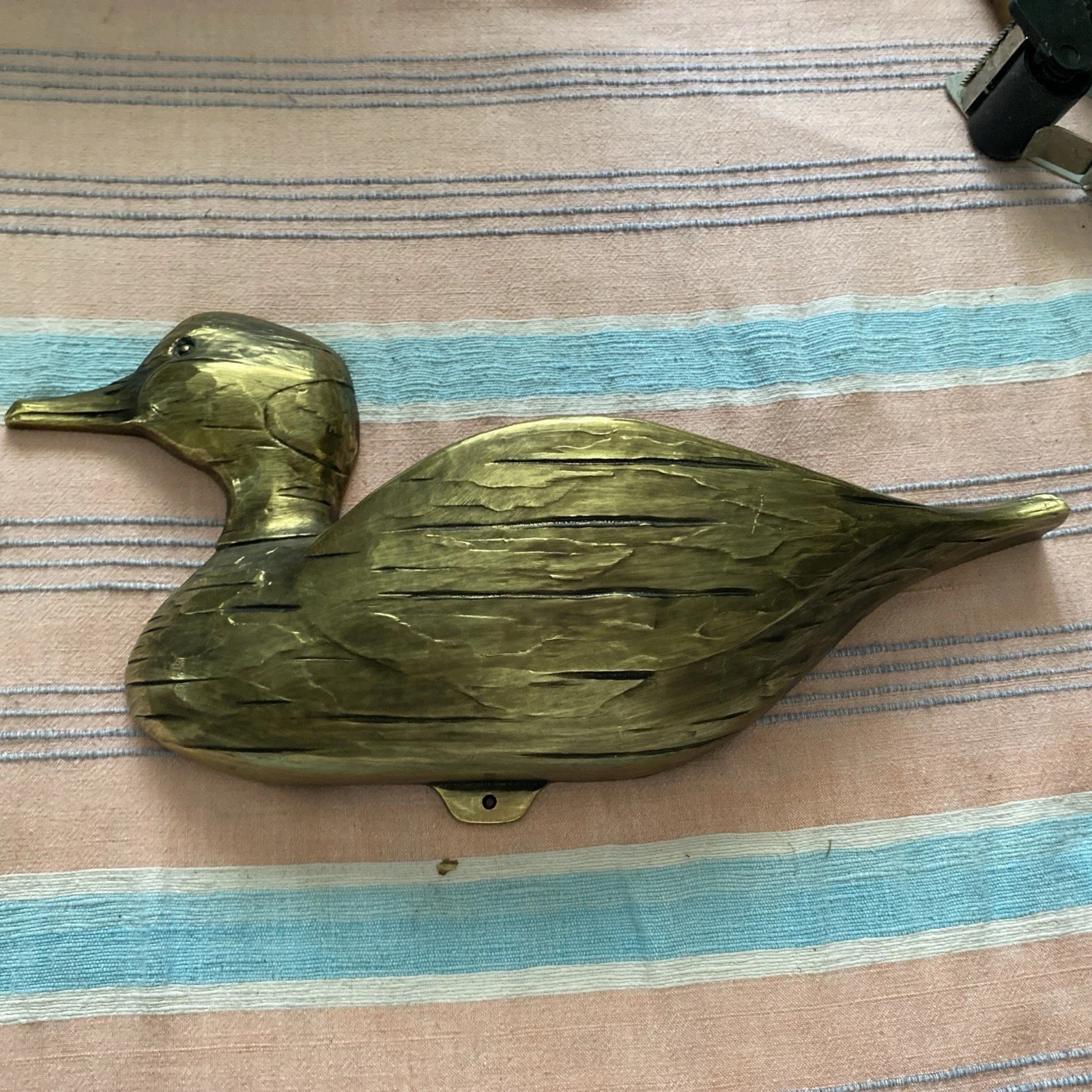 Vintage Homco Syroco Home Interior Duck Wall Decor Faux WoodPlanter / Mail 4544