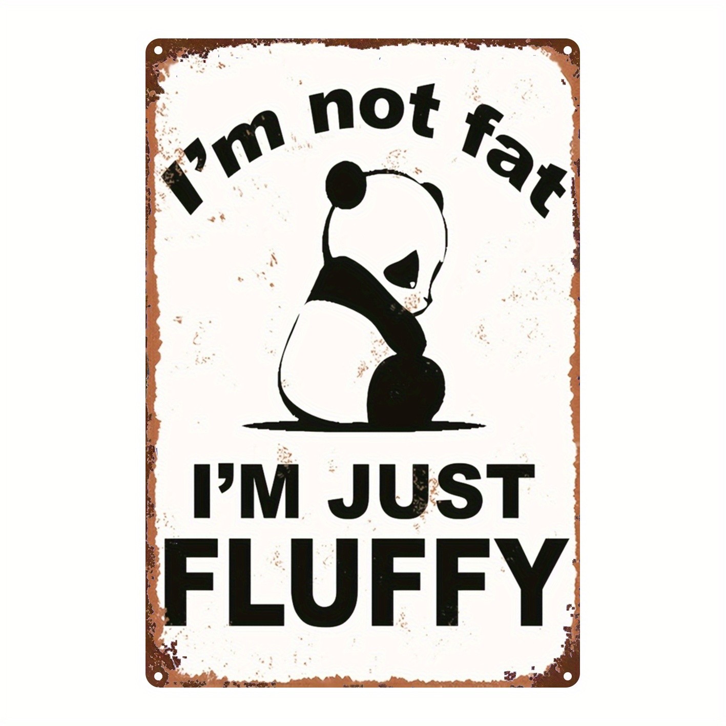Panda Plush Toy 20.32cm x 30.48cm Wall Decor