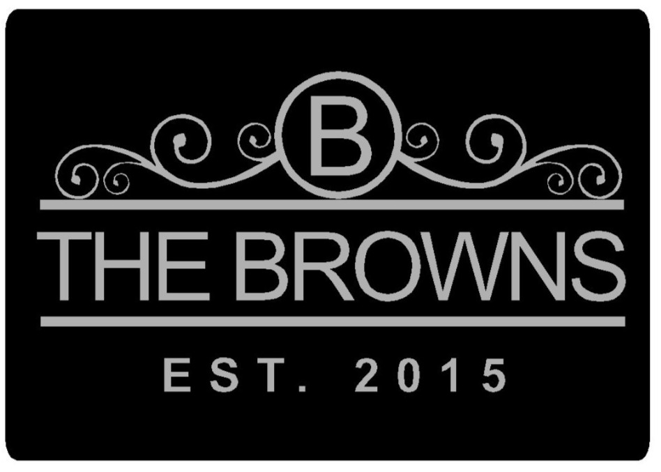 Engraved Aluminum Metal Custom Family Est. Sign 10″x 7″ Sign Gift Rust Proof