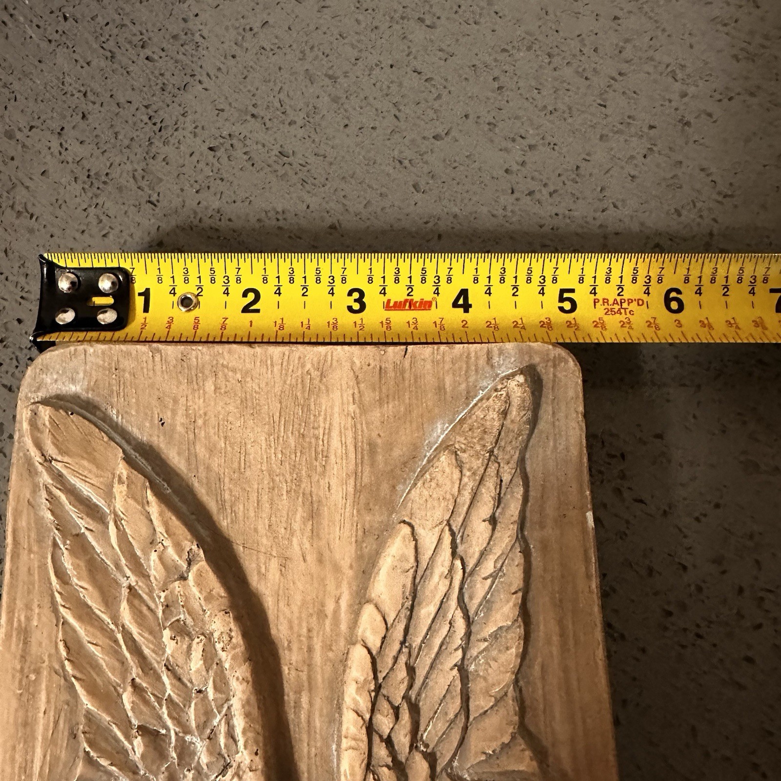 Angel Wings Wall Decor Faux Wood, 5” X 7”
