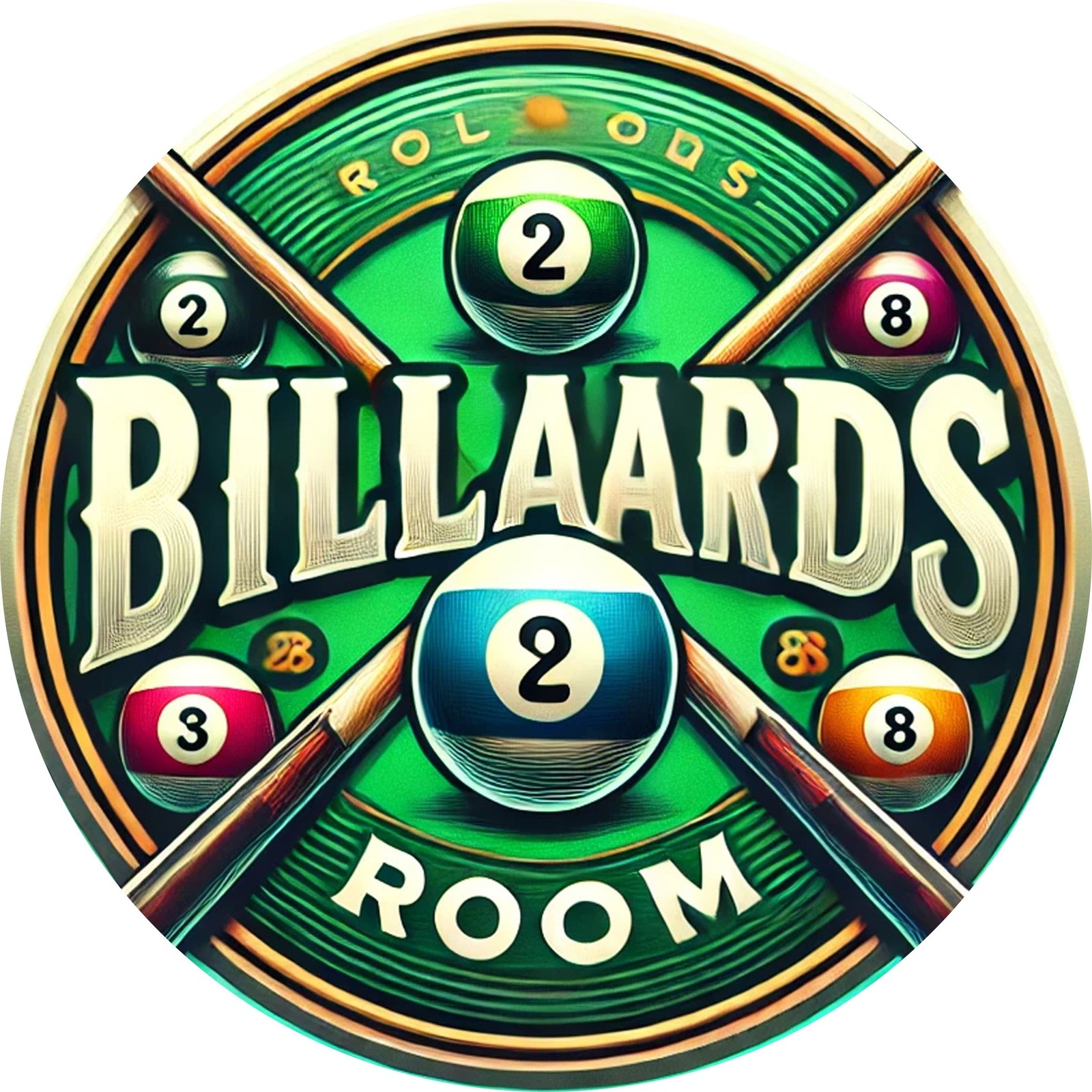 Tin Metal Signs Vintage Billiards Metal Aluminum Wall Art Sign,8x8inch (20x20cm)