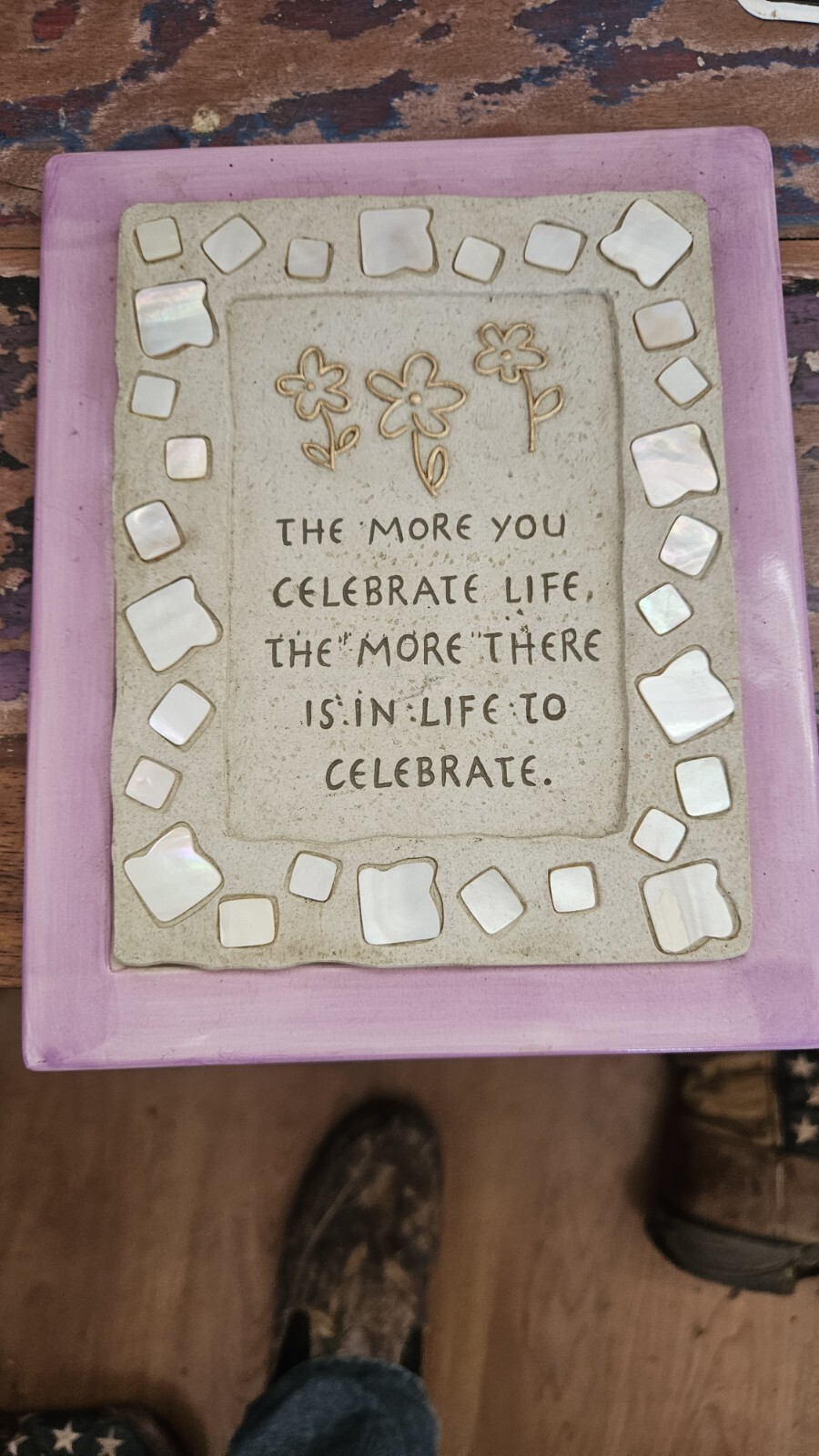 Garden Plaque Stone Sign