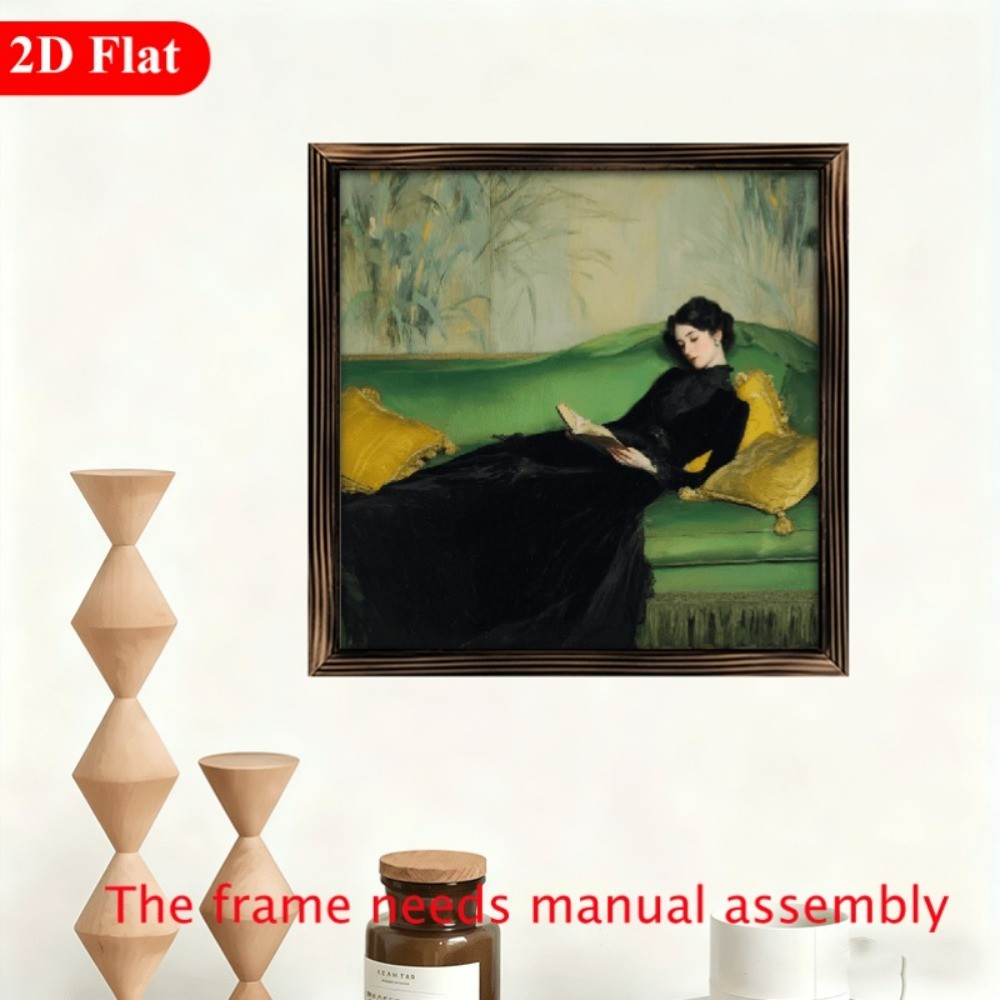 Parisian Woman Wooden Sign French Vintage Decor for Bedroom Living Room Gift