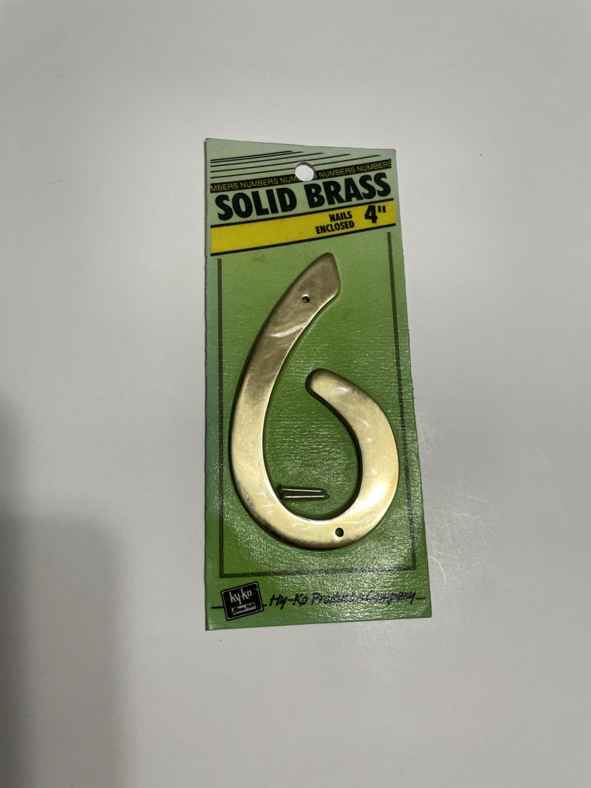 HY-KO 4″ Solid Brass House Number – BR40 – Pick Number(s) Read Info