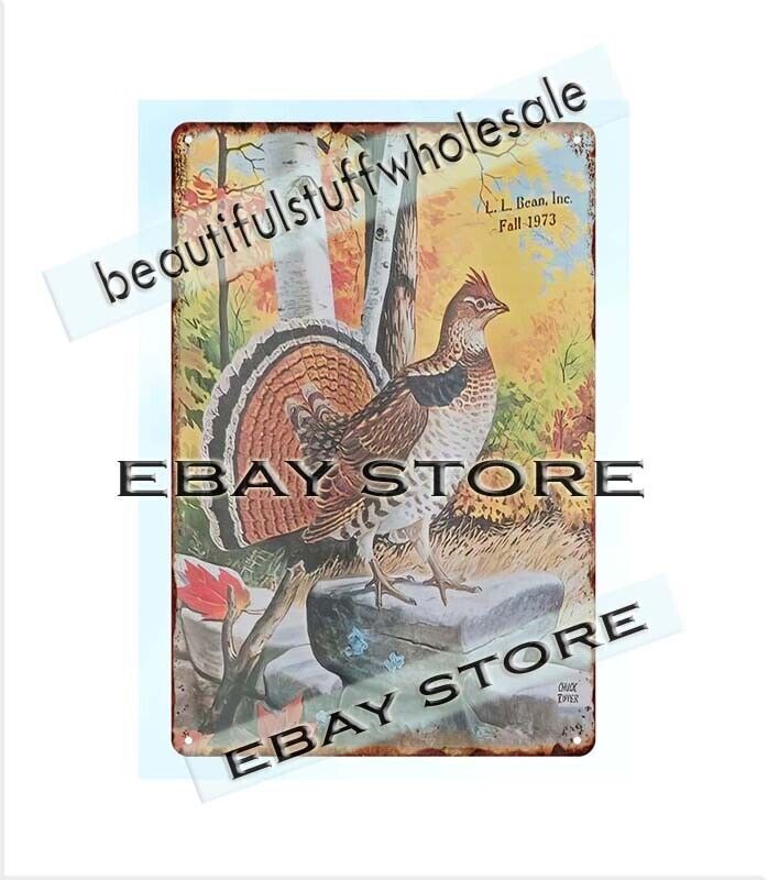 1973 outdoor gear grouse hunting tin sign inspirational garage ideas