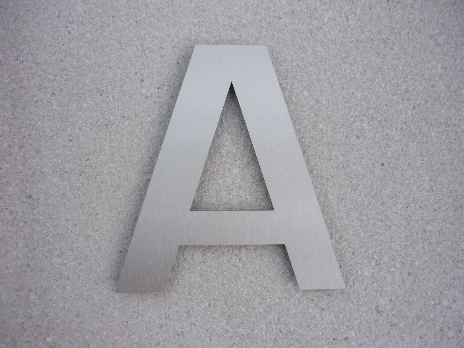 Extra Large 25cm / 30cm Contemporary Stainless Steel House Number