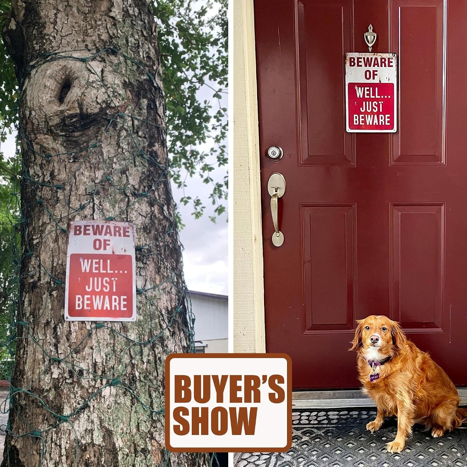 Sturdy Retro Signs | UV-Protected Indoor/Outdoor Decor – Perfect for Gardens