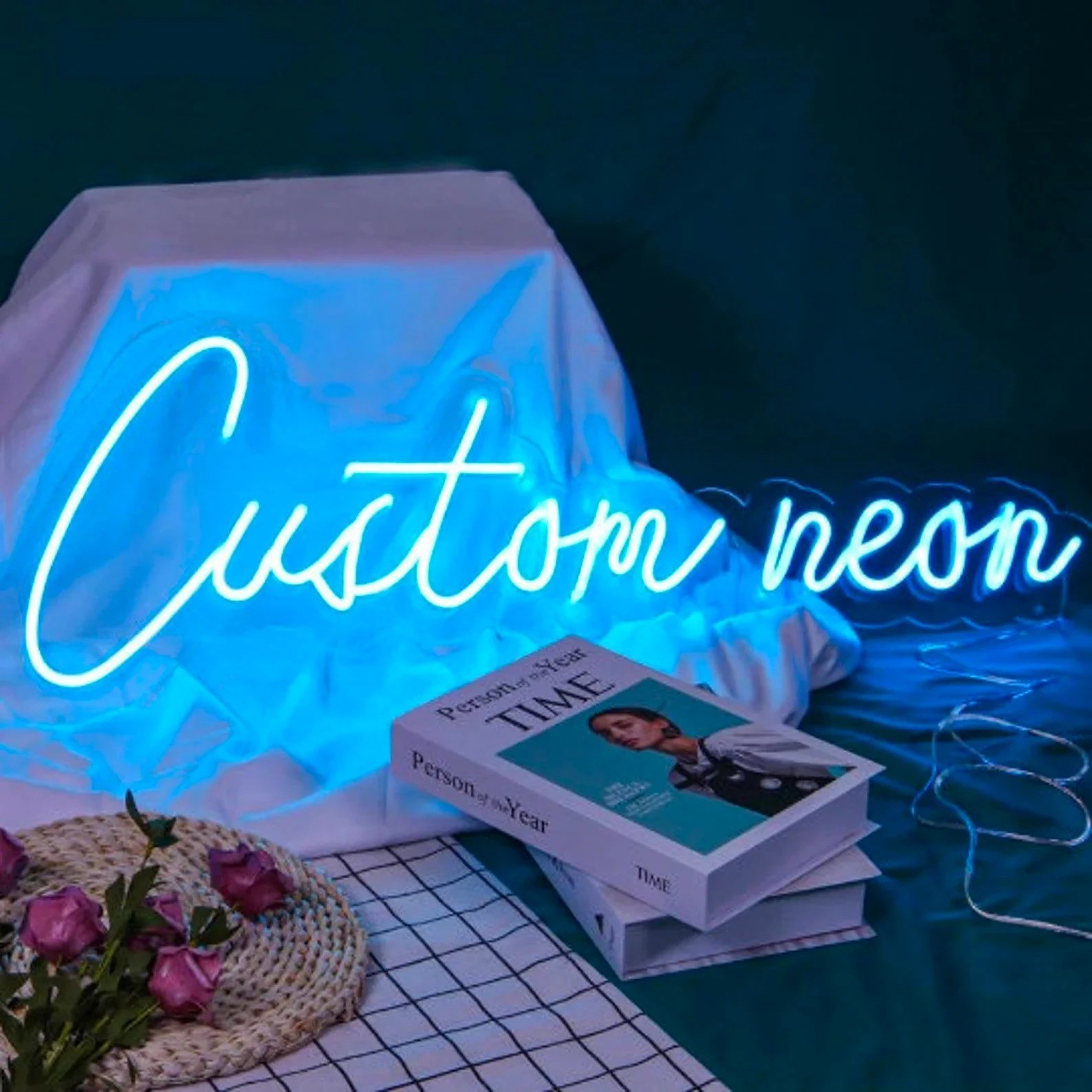 Custom Name Neon Sign Personalized LED Light Sign Kids Name, Wedding Sign Decor