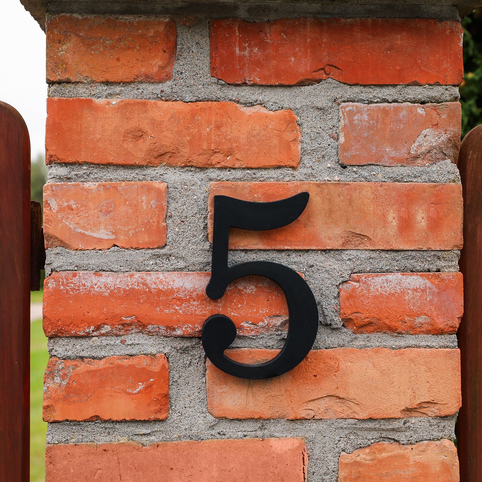 10 Inch House Number, House Address Numbers Sign Large Floating, Silver, 9