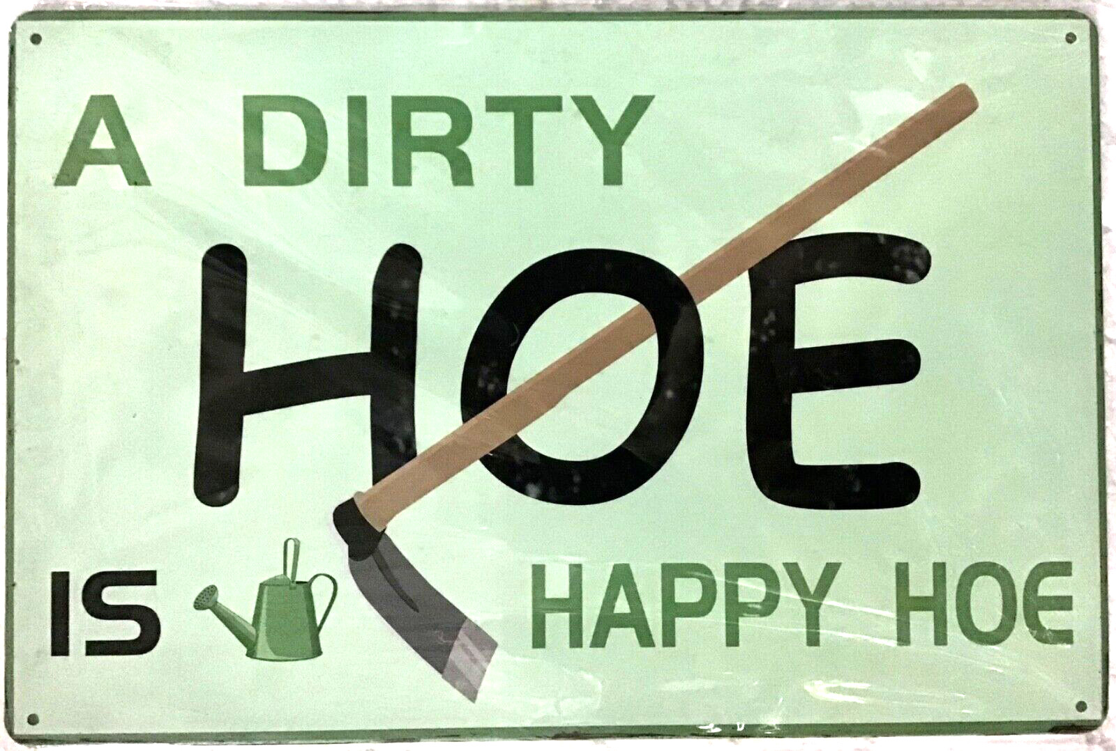 FREE SHIPPING! Buy or Make offer b4 it’s SOLD! TIN SIGN 8×12 Funny garden Sw6
