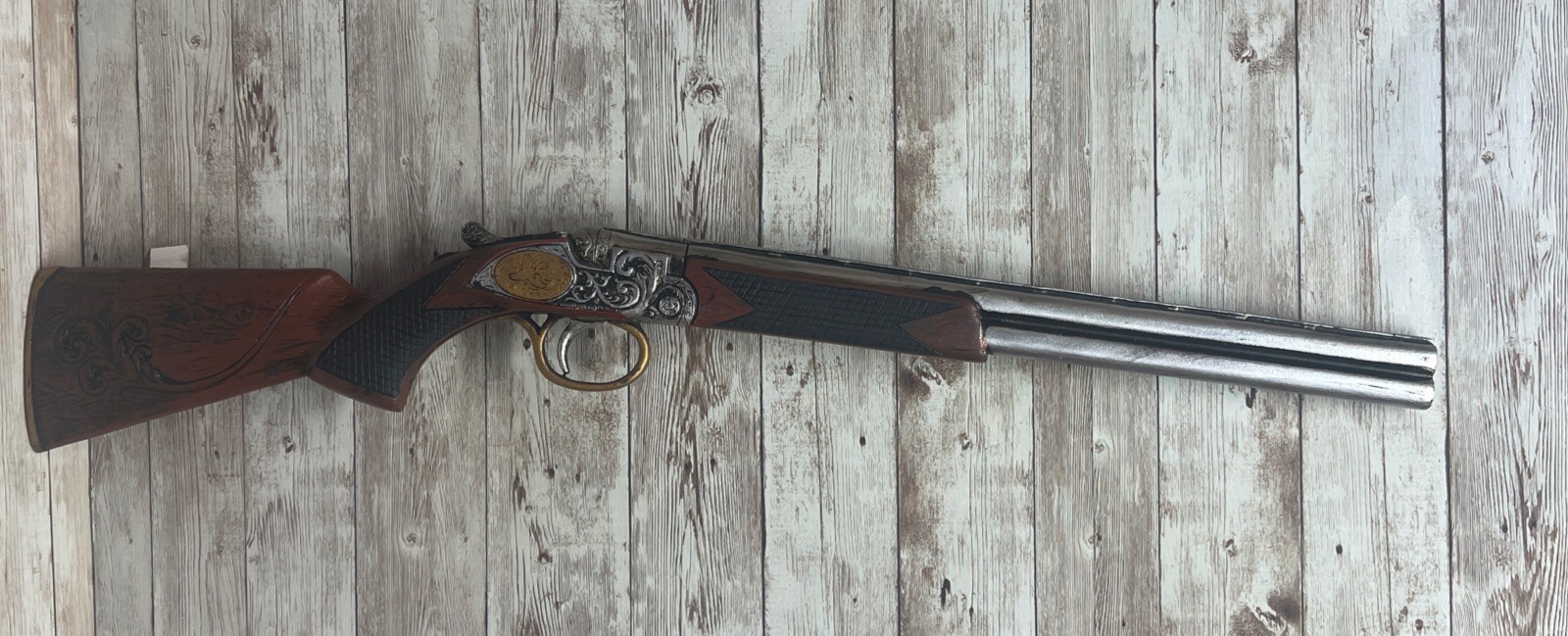 Western Rifle Shotgun Replica Wall Decor Patriotic Hunter Mancave 24 in