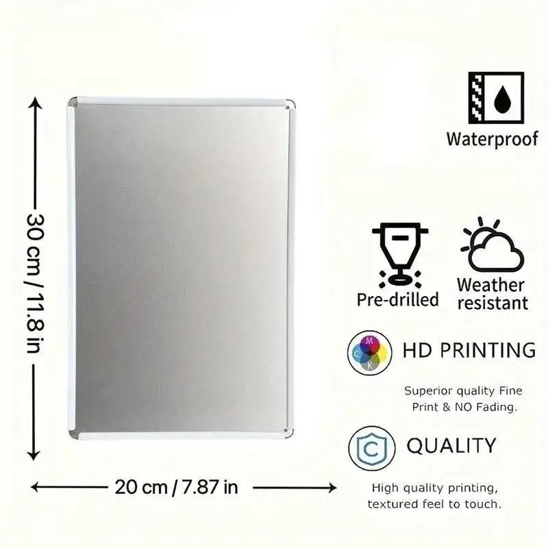 Decorative Sign – 2D Flat 1pc Metal I sign
