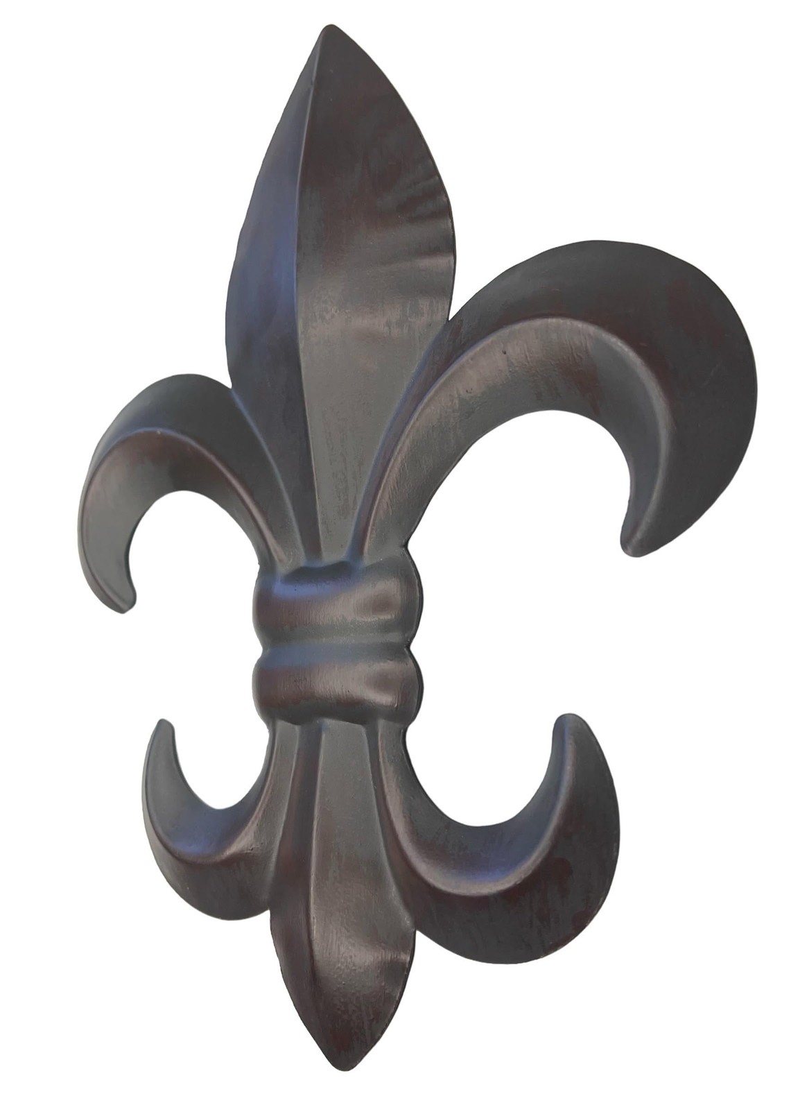 Large 10″ Metal Fleur De Lis Wall Decor Art (3 Pack) – New Orleans Style Fren…