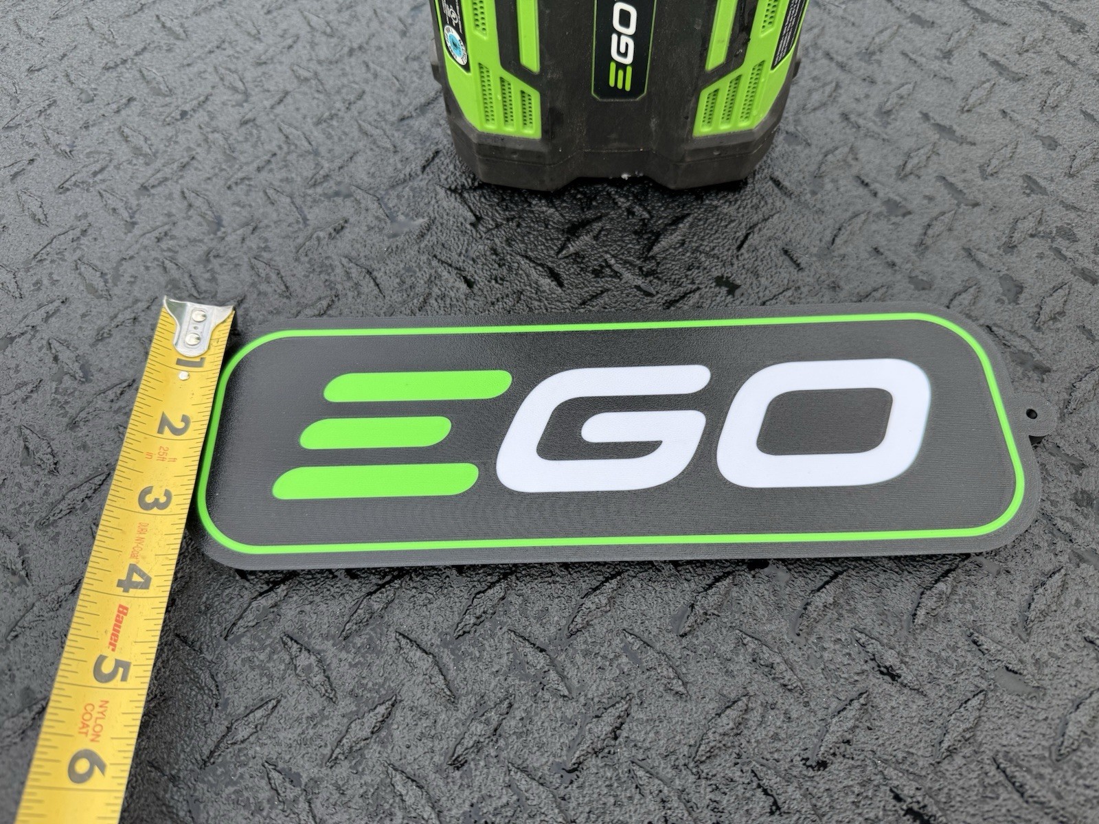 EGO Power+ Sign Plastic Wall Mount