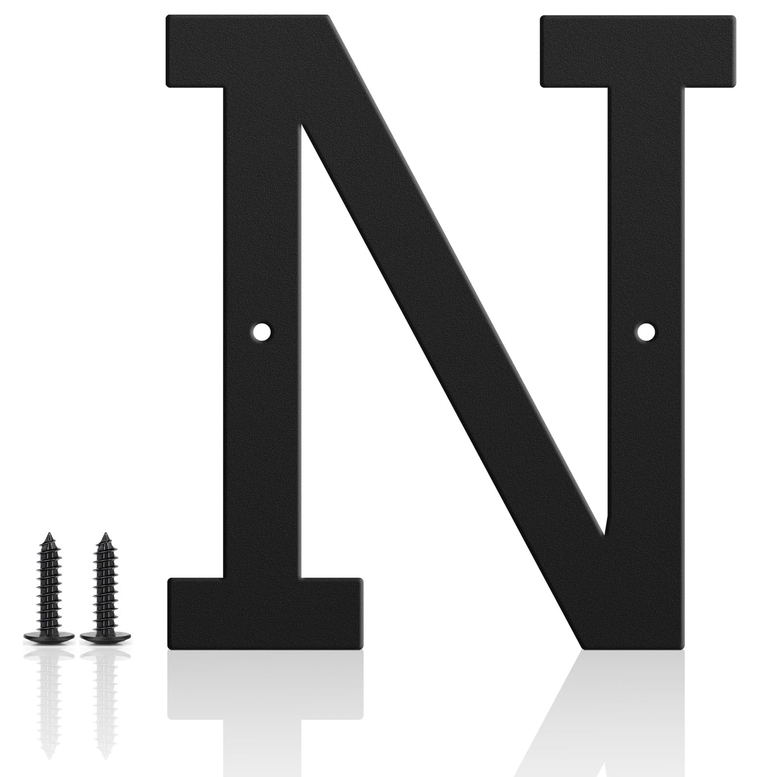 3″ Metal House Numbers for Outside and Mailbox, Weatherproof Black Address Si…