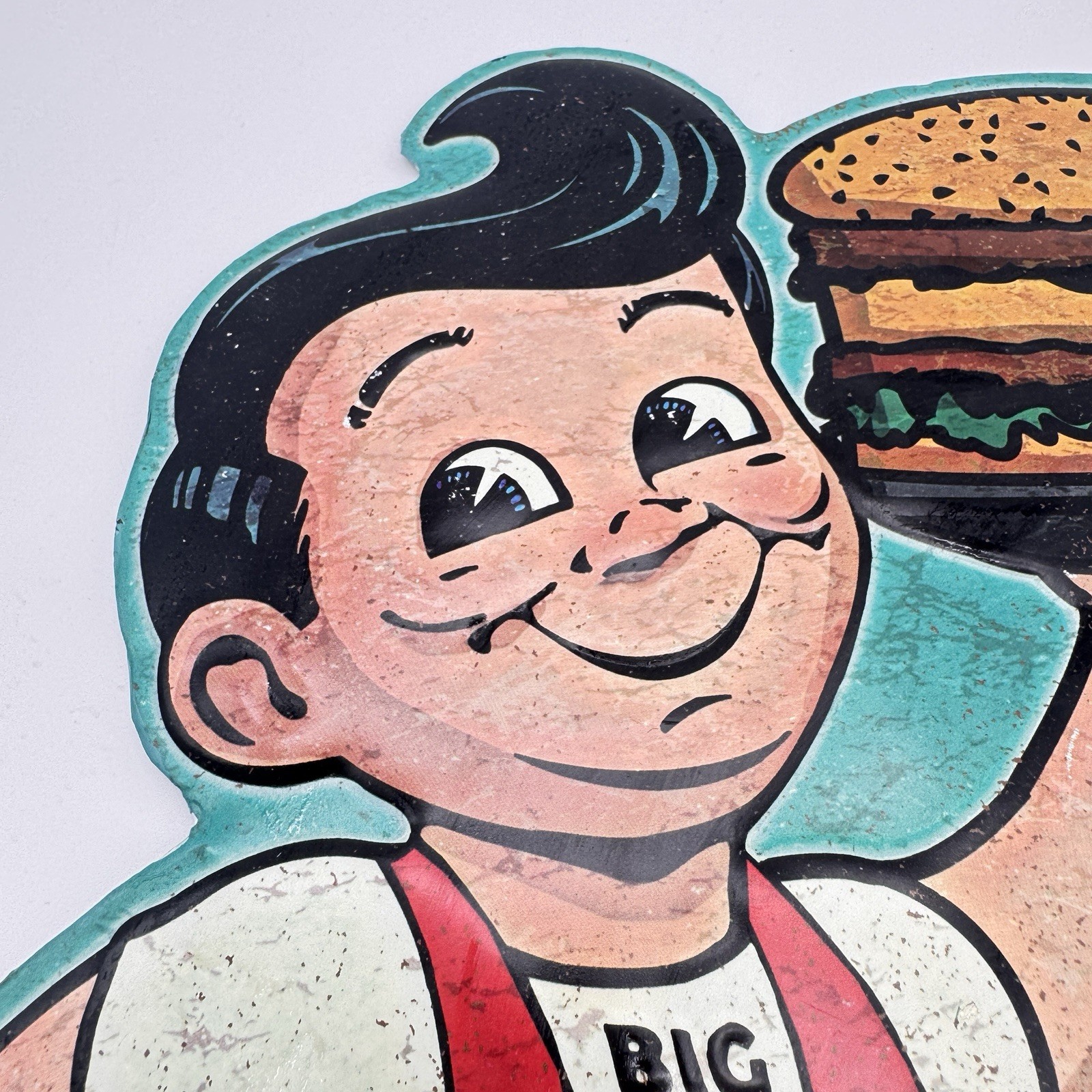 Bob’s Big Boy Classic Metal Sign 11×13 Open Road Brands Decor