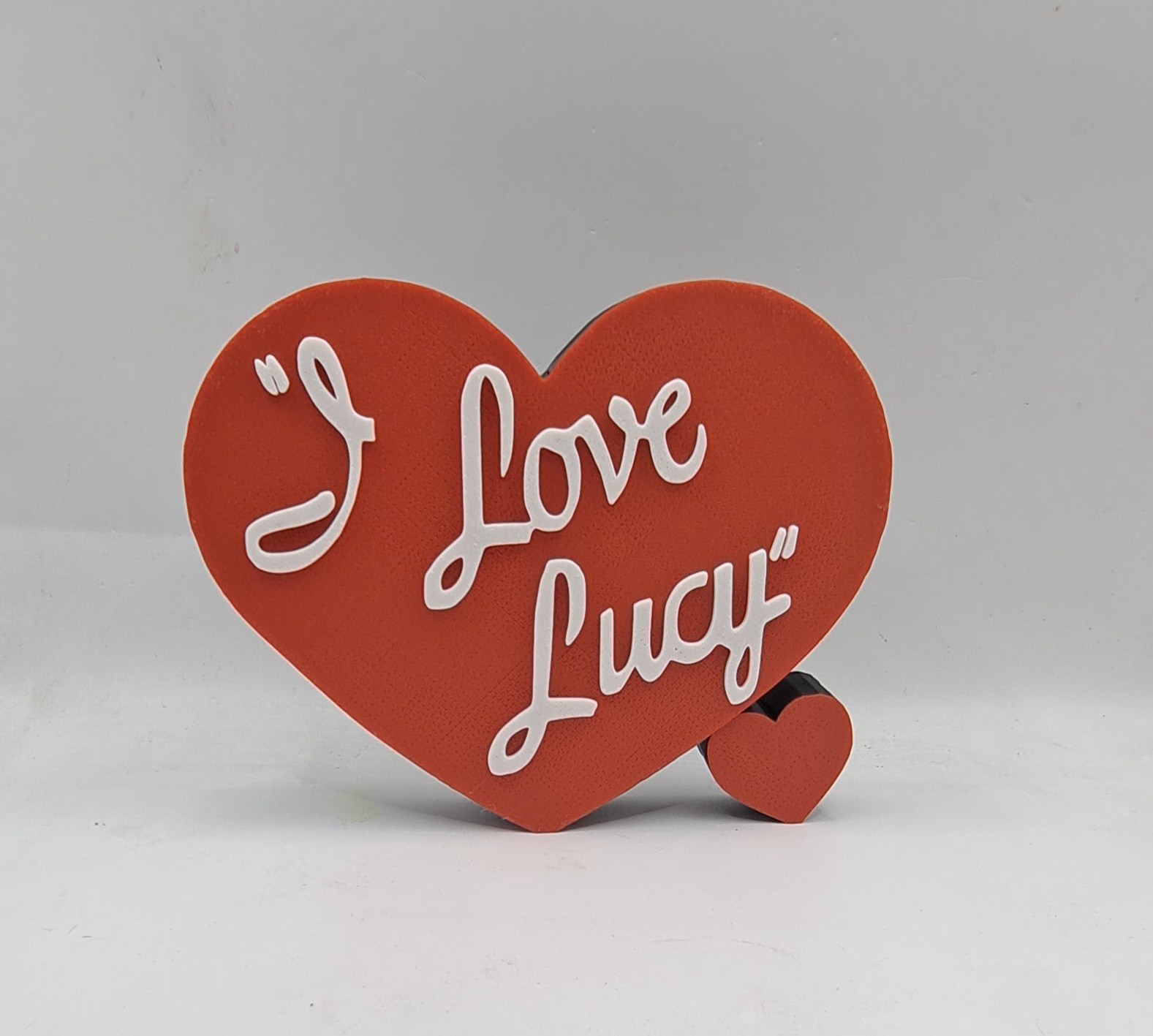 1950s TV Show I Love Lucy Sign Desk Shelf Home Decor Art